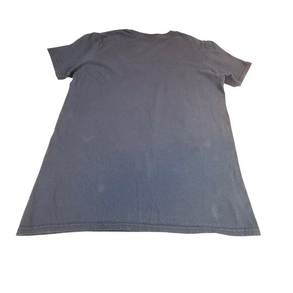 Threadless Navy Cat and Koi Asian Inspired Graphic Print Short Sleeve T Shirt - Picture 16 of 16